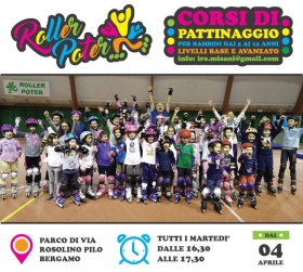 PATTINAGGIO IN CITTA' CON ROLLER POTER - AICS Bergamo