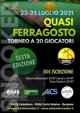 quasi ferragosto Torneo - AICS Bergamo