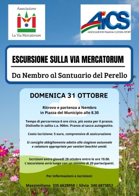 DA NEMBRO AL SANTUARIO DEL PERELLO  31 OTTOBRE 2021 - AICS Bergamo