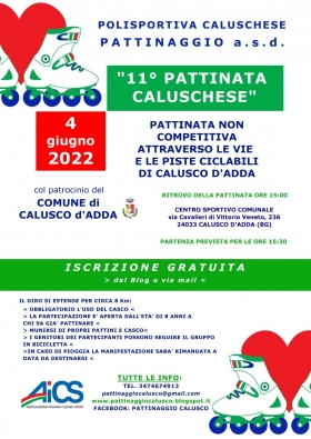 11° PATTINATA CALUSCHESE 4 GIUGNO 2022 - AICS Bergamo