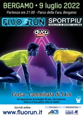 Sabato 9 luglio 2022 a Bergamo Flou run - AICS Bergamo